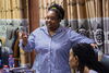 Lakisha David explains a DNA project