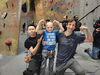 Koschmann with climbing participants