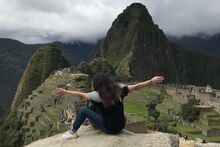 Cynthia studied abroad in Peru.