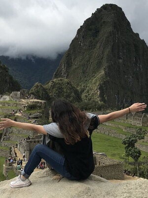 Cynthia in peru